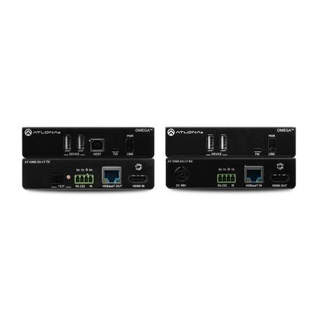 ATLONA Omega 4K-Uhd HDMI Over Hdbaset Tx Rx Lite Extender Kit With Usb Contro AT-OME-EX-KIT-LT